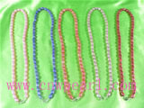 dye multicolor rice shaped freshwater pearl necklace